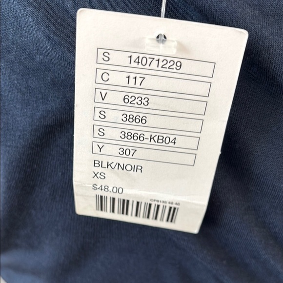 NWT Kimchi & Blue Urban Outfitters Embroidered Navy Long Sleeve Women's Top 0109 - Picture 6 of 6